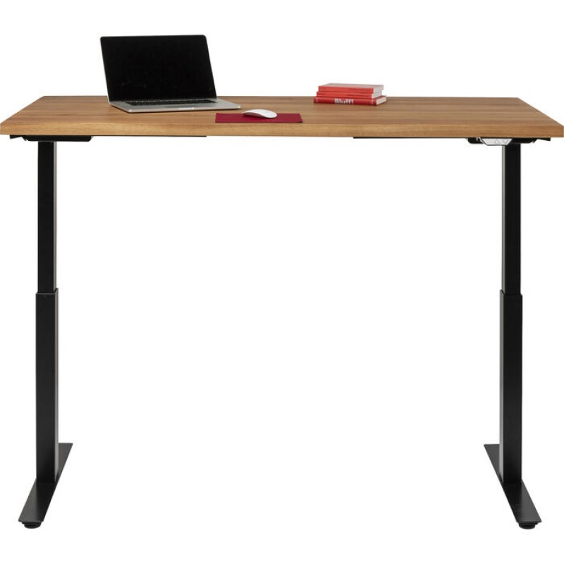 Desk Office Jackie Oak Black 160x80